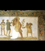 Mosaico procedente del puerto de Ostia