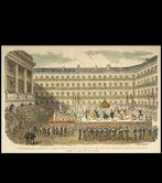 "Fiesta de Beneficencia en San Sebastián, en favor de las familias de los marinos y del salvador José María Zubia que perecieron en la tormenta del pasado 9 de enero"  (Leon Laurent. 1866)