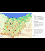 Carte du déploiement des clans en Gipuzkoa