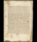 Martín Gomis' will in Gascon. 1362