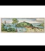 View of San Sebastián which shows the shipyard located on La Concha beach  (Georgius Hoefnagle.. 1572)