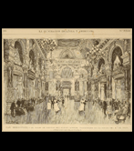 "Saint Sébastien : la salle des fêtes du Grand Casino, inauguré au soir du 1er juillet"  (Juan Comba. 1887)